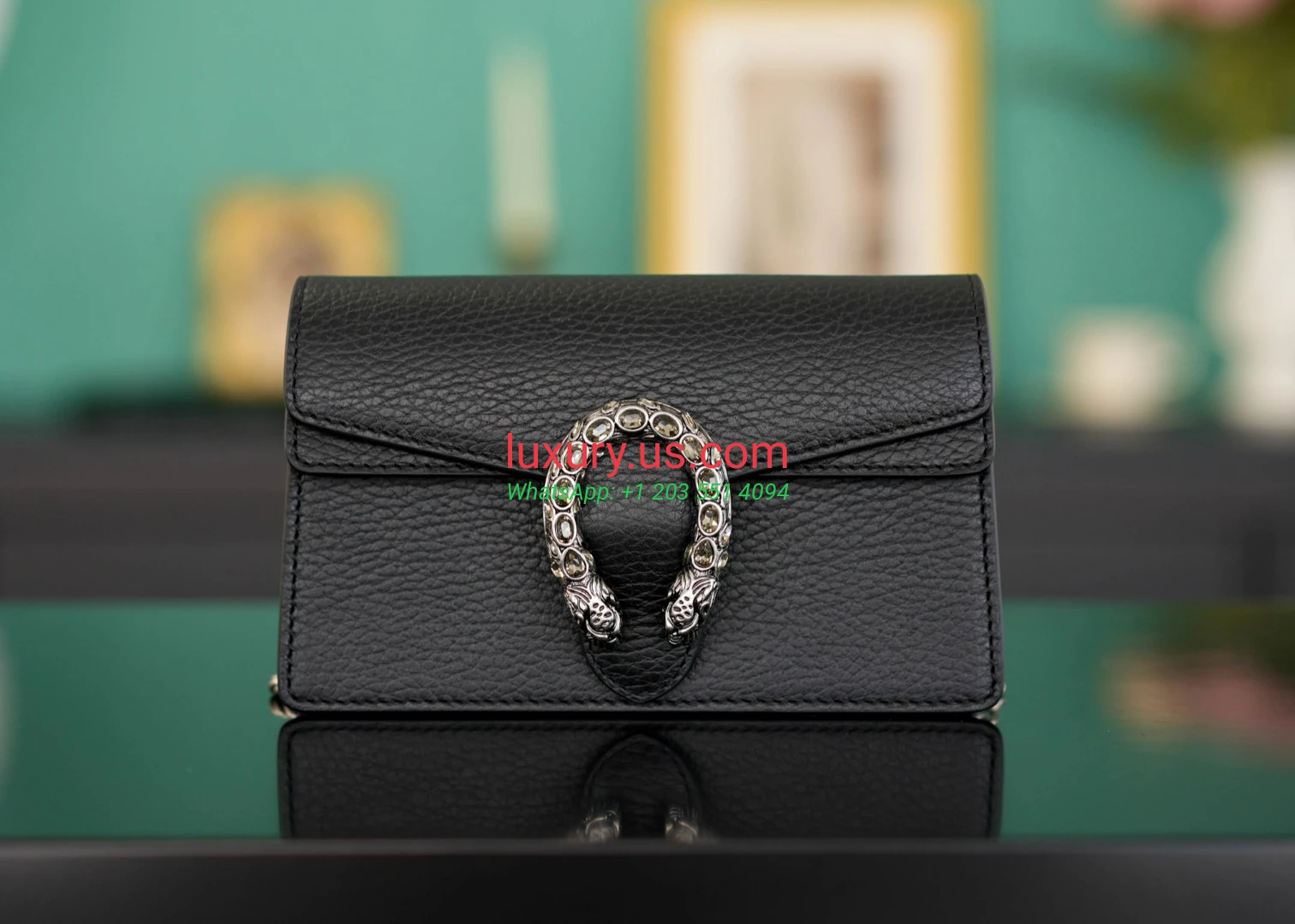 GUCCI Dionysus G400249 Black Diamond Buckle 16.5cm 16.5x10x4 cm Black - Replica Bag high-quality replicas, exquisite design, perfect details. GUCCI Dionysus G400249 Black Diamond Buckle 16.5cm 16.5x10x4 cm Black - Replica Bag high-quality replicas, exquisite design, perfect details.