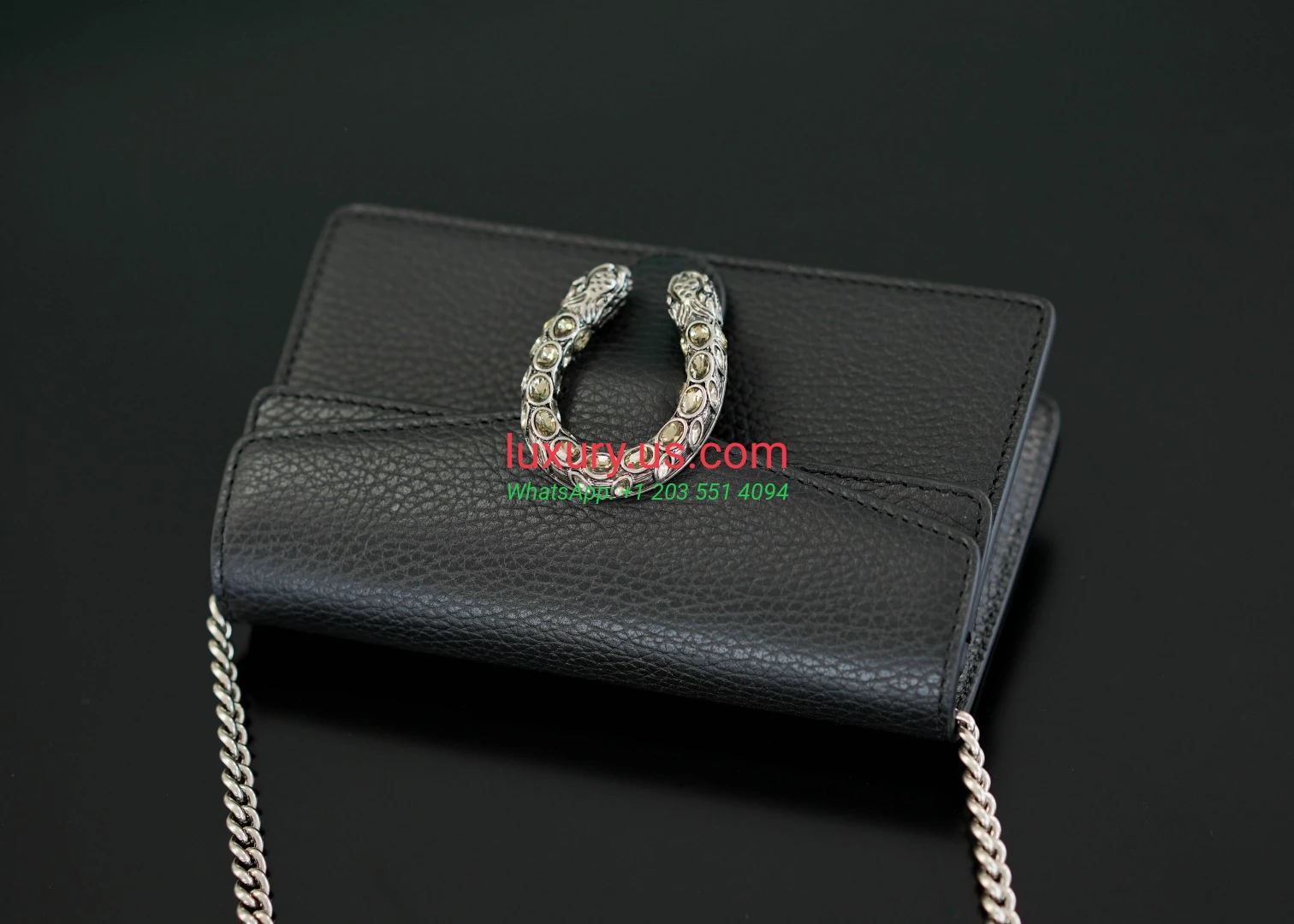 GUCCI Dionysus G400249 Black Diamond Buckle 16.5cm 16.5x10x4 cm Black - Replica Bag high-quality replicas, exquisite design, perfect details. GUCCI Dionysus G400249 Black Diamond Buckle 16.5cm 16.5x10x4 cm Black - Replica Bag high-quality replicas, exquisite design, perfect details.
