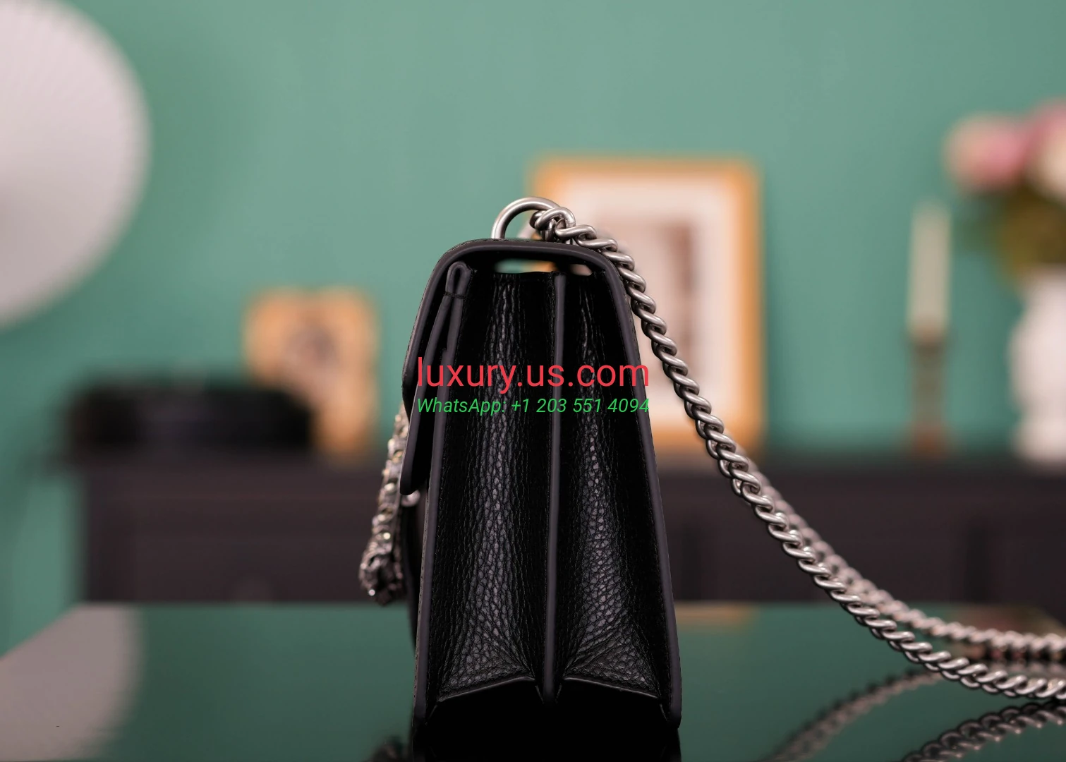GUCCI Dionysus G400249 Black Diamond Buckle28cm 28x17x9 cm Black - Replica Bag high-quality replicas, exquisite design, perfect details. GUCCI Dionysus G400249 Black Diamond Buckle28cm 28x17x9 cm Black - Replica Bag high-quality replicas, exquisite design, perfect details.