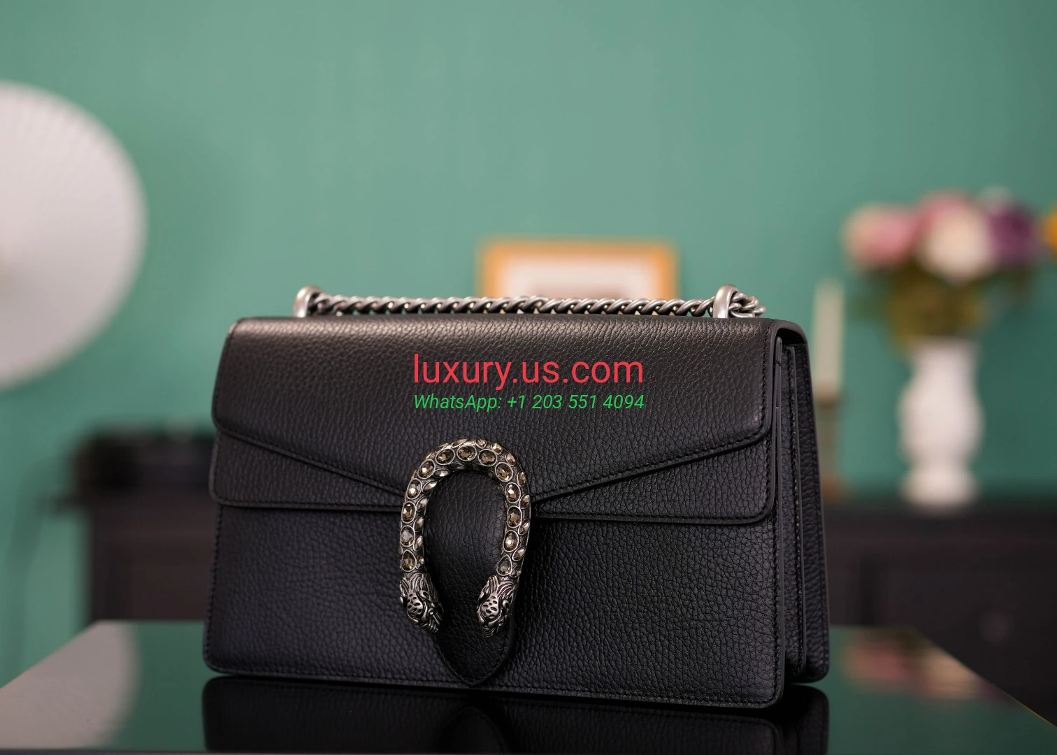 GUCCI Dionysus G400249 Black Diamond Buckle28cm 28x17x9 cm Black - Replica Bag high-quality replicas, exquisite design, perfect details. GUCCI Dionysus G400249 Black Diamond Buckle28cm 28x17x9 cm Black - Replica Bag high-quality replicas, exquisite design, perfect details.
