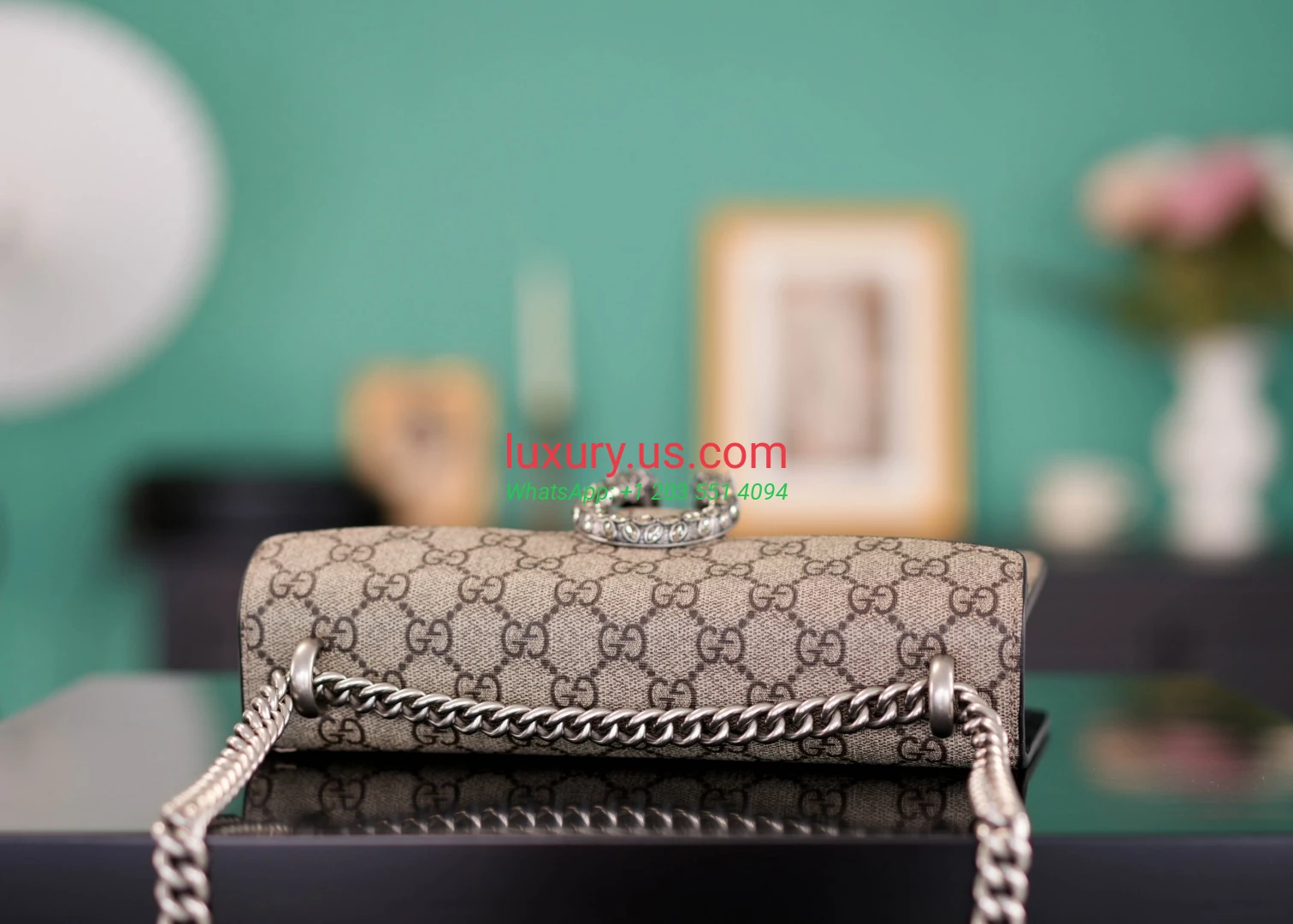 GUCCI Dionysus G400249 Diamond Buckle Black 25cm 25x13x7cm Black - Replica Bag high-quality replicas, exquisite design, perfect details. GUCCI Dionysus G400249 Diamond Buckle Black 25cm 25x13x7cm Black - Replica Bag high-quality replicas, exquisite design, perfect details.