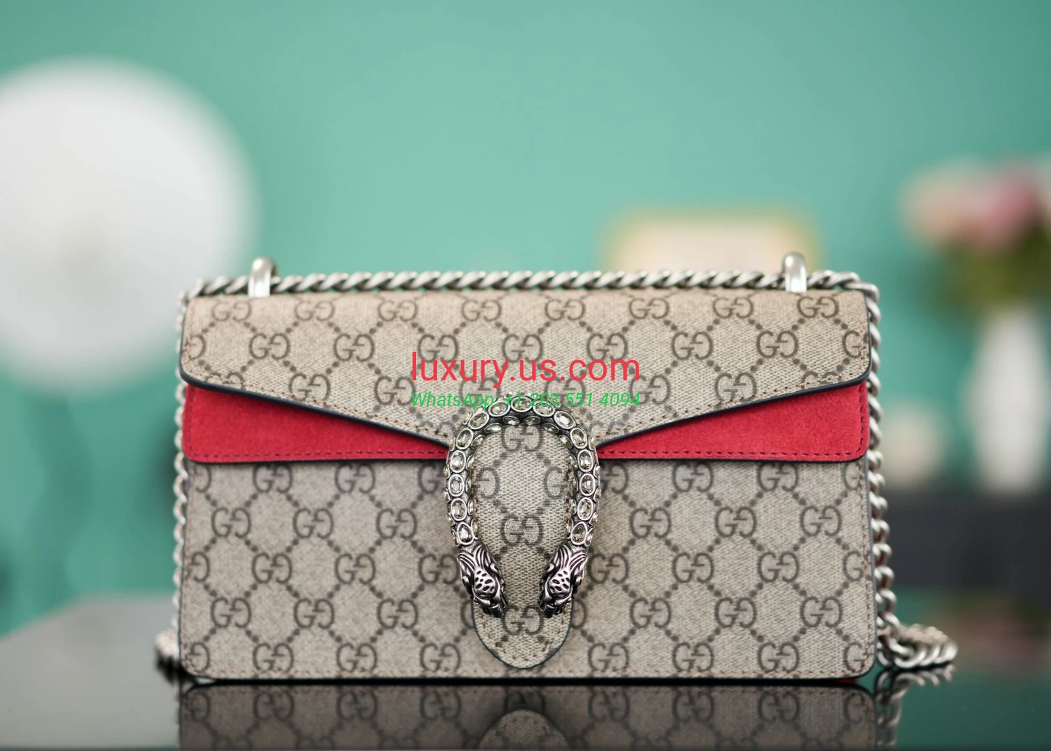 GUCCI Dionysus G400249 Diamond Buckle Red 25cm 25x13x7cm Red - Replica Bag high-quality replicas, exquisite design, perfect details. GUCCI Dionysus G400249 Diamond Buckle Red 25cm 25x13x7cm Red - Replica Bag high-quality replicas, exquisite design, perfect details.