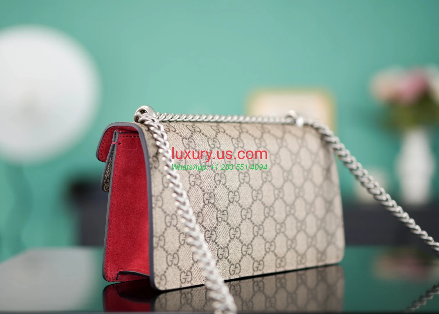 GUCCI Dionysus G400249 Diamond Buckle Red 25cm 25x13x7cm Red - Replica Bag high-quality replicas, exquisite design, perfect details. GUCCI Dionysus G400249 Diamond Buckle Red 25cm 25x13x7cm Red - Replica Bag high-quality replicas, exquisite design, perfect details.