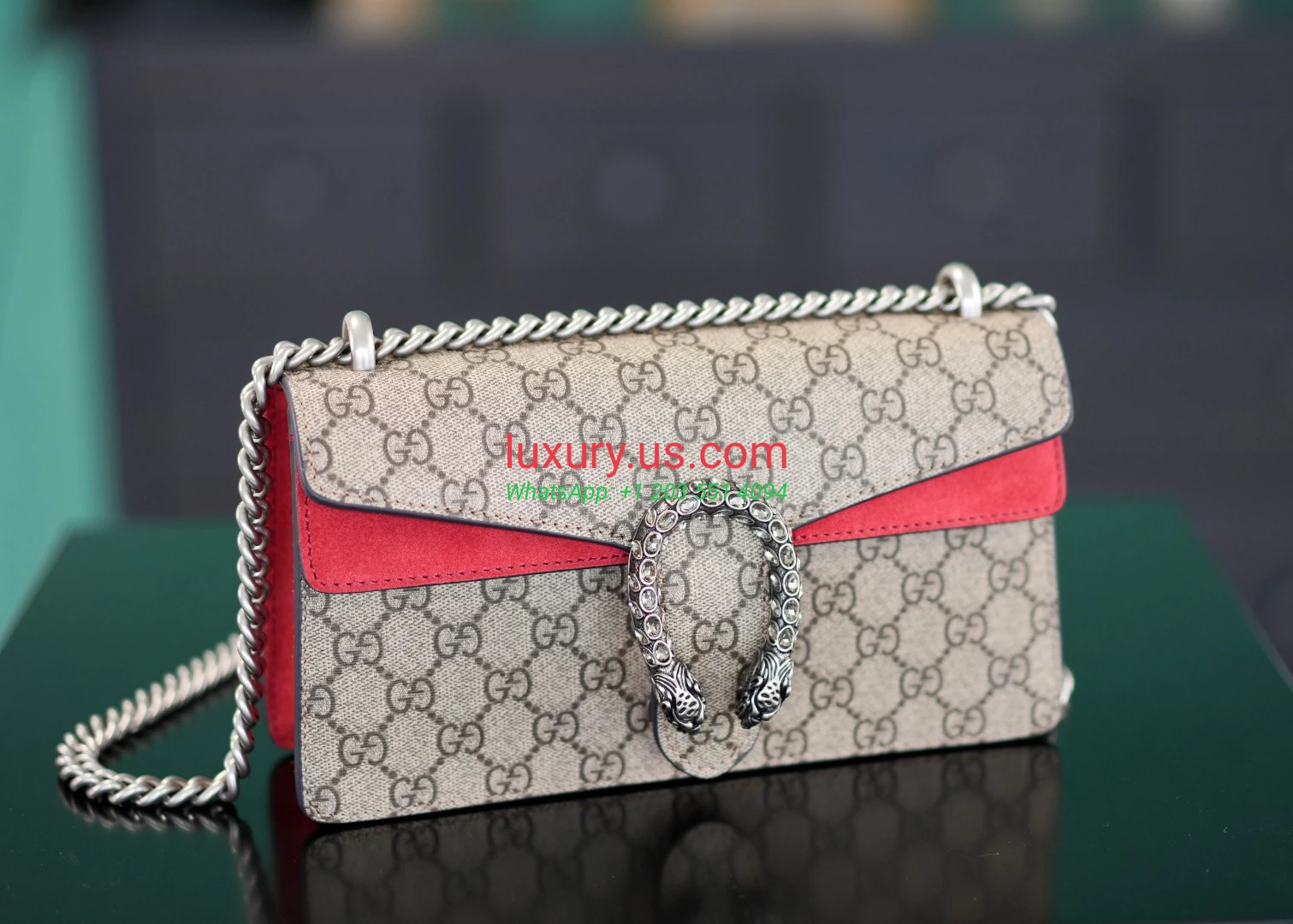 GUCCI Dionysus G400249 Diamond Buckle Red 25cm 25x13x7cm Red - Replica Bag high-quality replicas, exquisite design, perfect details. GUCCI Dionysus G400249 Diamond Buckle Red 25cm 25x13x7cm Red - Replica Bag high-quality replicas, exquisite design, perfect details.