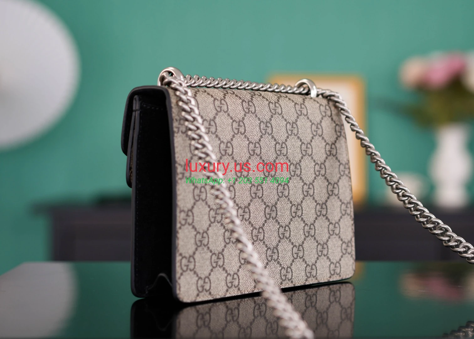 GUCCI Dionysus G421970 Presbyopia Black 20cm 20x15x5 cm Vintage Black - Replica Bag high-quality replicas, exquisite design, perfect details. GUCCI Dionysus G421970 Presbyopia Black 20cm 20x15x5 cm Vintage Black - Replica Bag high-quality replicas, exquisite design, perfect details.