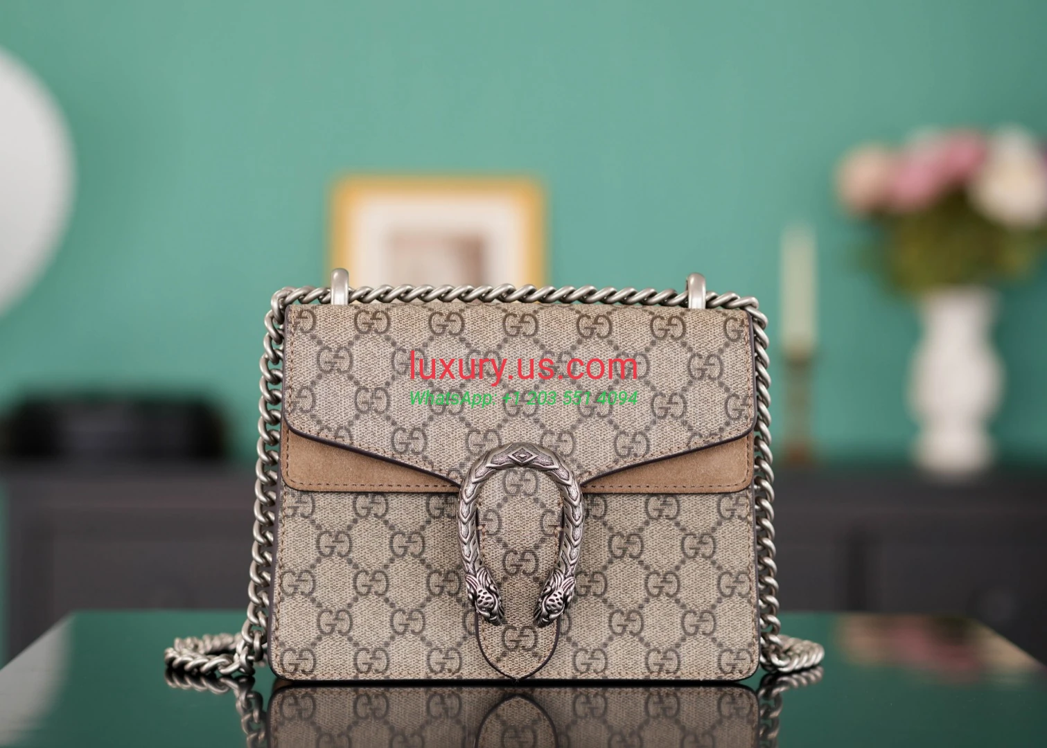 GUCCI Dionysus G421970 Presbyopia Khaki 20cm 20x15x5cm Khaki - Replica Bag high-quality replicas, exquisite design, perfect details. GUCCI Dionysus G421970 Presbyopia Khaki 20cm 20x15x5cm Khaki - Replica Bag high-quality replicas, exquisite design, perfect details.