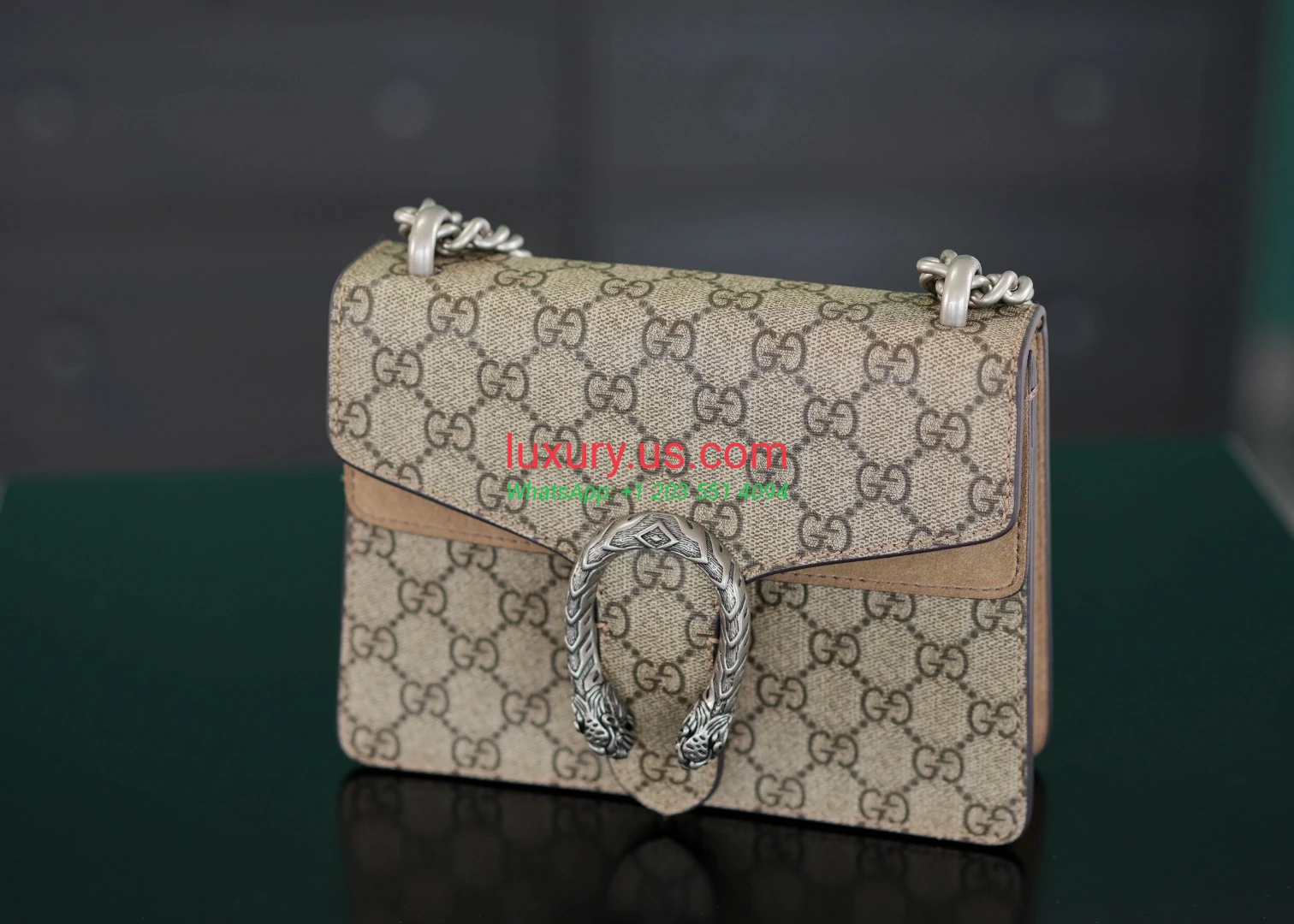 GUCCI Dionysus G421970 Presbyopia Khaki 20cm 20x15x5cm Khaki - Replica Bag high-quality replicas, exquisite design, perfect details. GUCCI Dionysus G421970 Presbyopia Khaki 20cm 20x15x5cm Khaki - Replica Bag high-quality replicas, exquisite design, perfect details.