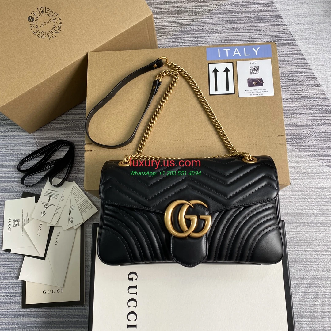 GUCCI GG Marmont G443496 Black 31cm 31x19x7 cm - Replica Bag high-quality replicas, exquisite design, perfect details. GUCCI GG Marmont G443496 Black 31cm 31x19x7 cm - Replica Bag high-quality replicas, exquisite design, perfect details.
