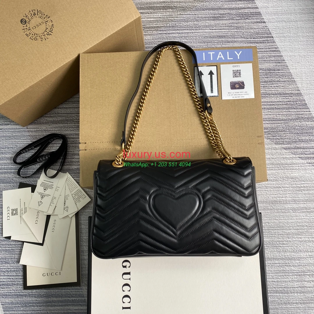 GUCCI GG Marmont G443496 Black 31cm 31x19x7 cm - Replica Bag high-quality replicas, exquisite design, perfect details. GUCCI GG Marmont G443496 Black 31cm 31x19x7 cm - Replica Bag high-quality replicas, exquisite design, perfect details.