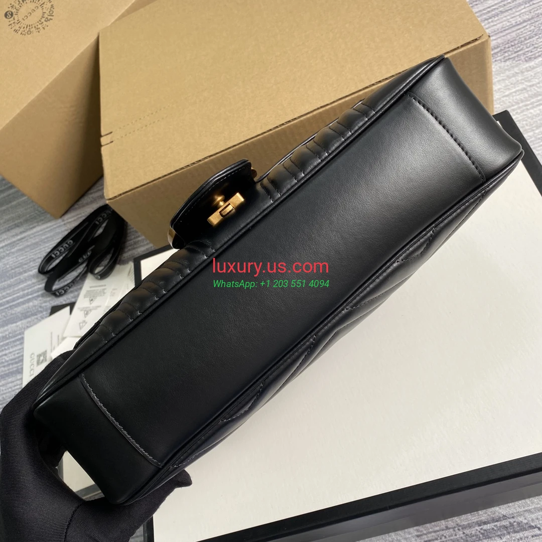 GUCCI GG Marmont G443496 Black 31cm 31x19x7 cm - Replica Bag high-quality replicas, exquisite design, perfect details. GUCCI GG Marmont G443496 Black 31cm 31x19x7 cm - Replica Bag high-quality replicas, exquisite design, perfect details.