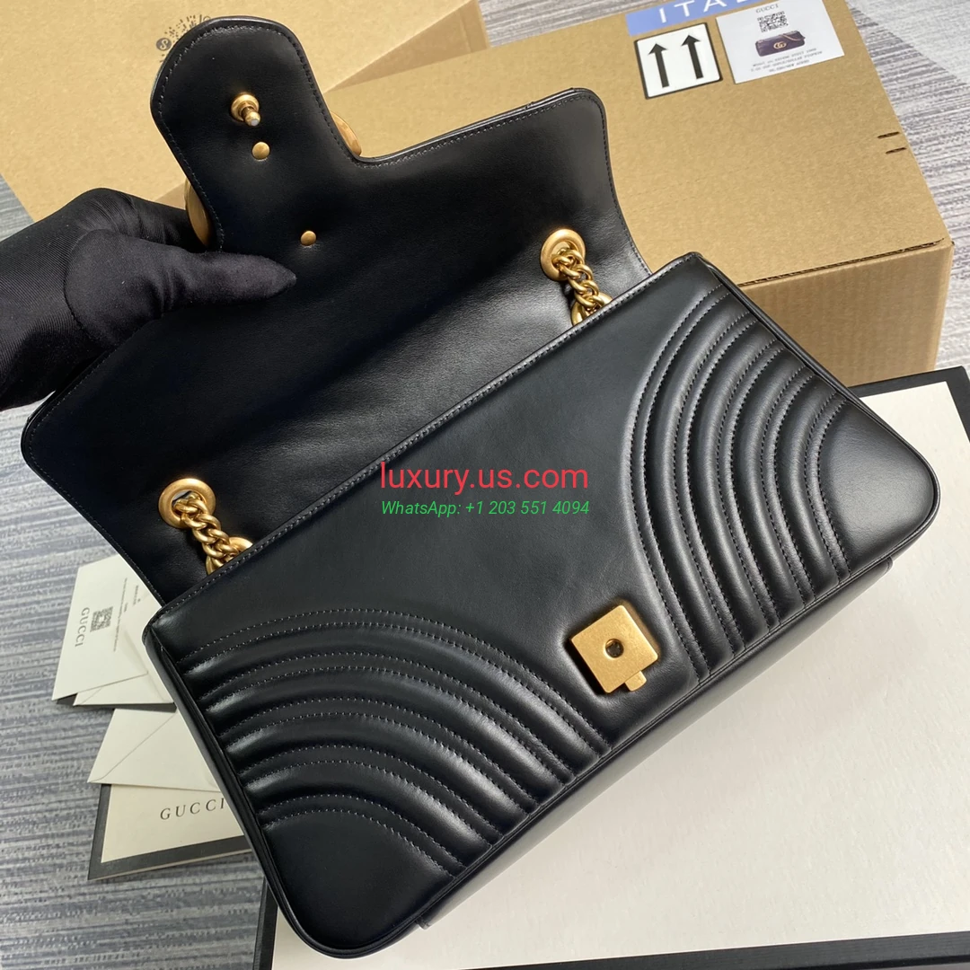 GUCCI GG Marmont G443496 Black 31cm 31x19x7 cm - Replica Bag high-quality replicas, exquisite design, perfect details. GUCCI GG Marmont G443496 Black 31cm 31x19x7 cm - Replica Bag high-quality replicas, exquisite design, perfect details.