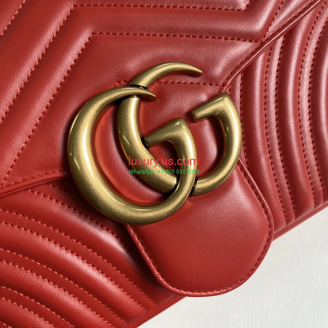 GUCCI GG Marmont G443496 Red 31cm 31x19x7 cm - Replica Bag high-quality replicas, exquisite design, perfect details. GUCCI GG Marmont G443496 Red 31cm 31x19x7 cm - Replica Bag high-quality replicas, exquisite design, perfect details.