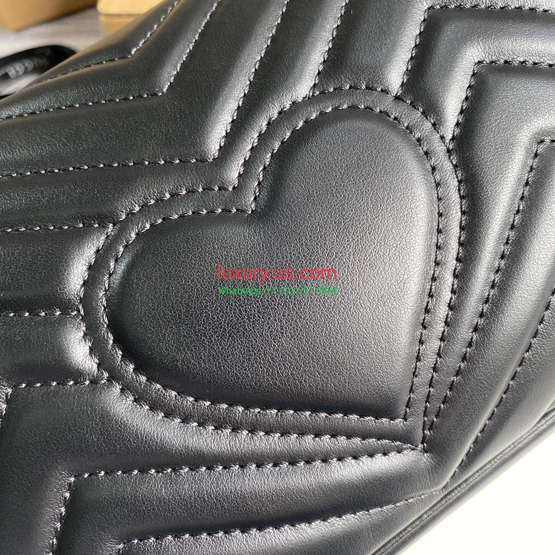 GUCCI GG Marmont G443497 Black 26cm 26x15x7 cm - Replica Bag high-quality replicas, exquisite design, perfect details. GUCCI GG Marmont G443497 Black 26cm 26x15x7 cm - Replica Bag high-quality replicas, exquisite design, perfect details.