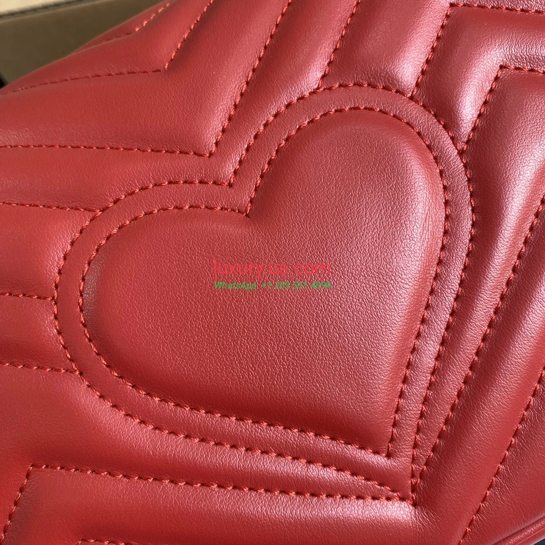 GUCCI GG Marmont G443497 Red 26cm 26x15x7 cm - Replica Bag high-quality replicas, exquisite design, perfect details. GUCCI GG Marmont G443497 Red 26cm 26x15x7 cm - Replica Bag high-quality replicas, exquisite design, perfect details.