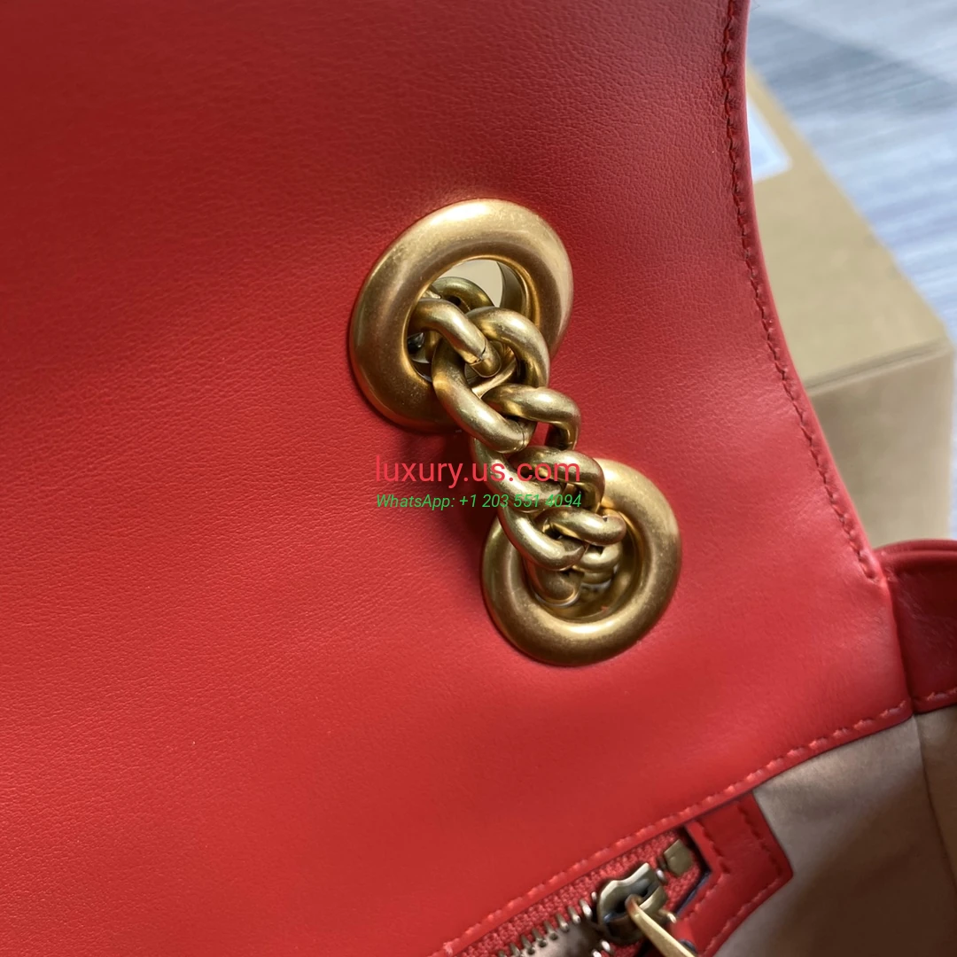 GUCCI GG Marmont G443497 Red 26cm 26x15x7 cm - Replica Bag high-quality replicas, exquisite design, perfect details. GUCCI GG Marmont G443497 Red 26cm 26x15x7 cm - Replica Bag high-quality replicas, exquisite design, perfect details.