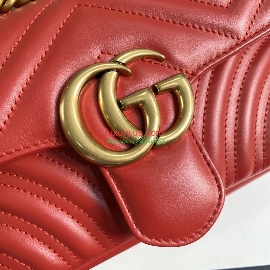 GUCCI GG Marmont G446744 Red 22cm 22x13x6 cm - Replica Bag high-quality replicas, exquisite design, perfect details. GUCCI GG Marmont G446744 Red 22cm 22x13x6 cm - Replica Bag high-quality replicas, exquisite design, perfect details.