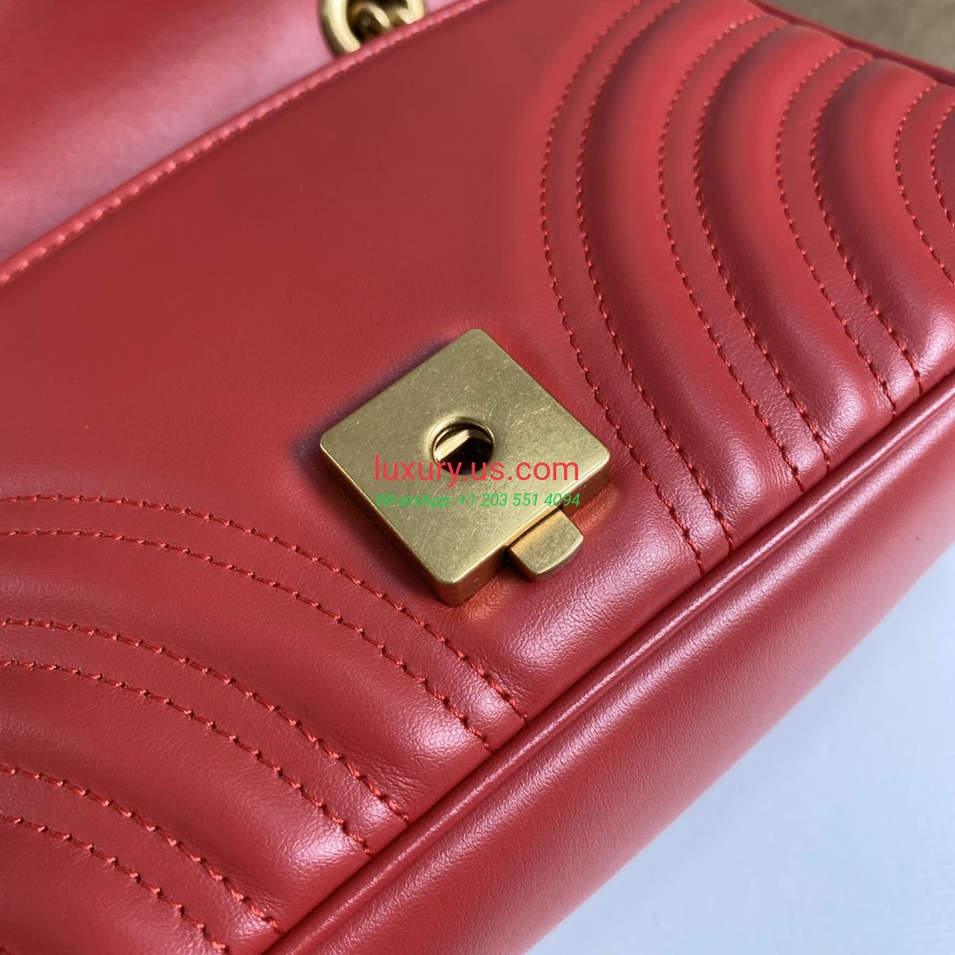 GUCCI GG Marmont G446744 Red 22cm 22x13x6 cm - Replica Bag high-quality replicas, exquisite design, perfect details. GUCCI GG Marmont G446744 Red 22cm 22x13x6 cm - Replica Bag high-quality replicas, exquisite design, perfect details.
