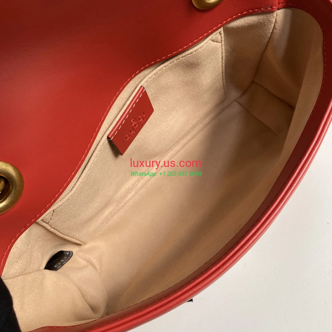 GUCCI GG Marmont G446744 Red 22cm 22x13x6 cm - Replica Bag high-quality replicas, exquisite design, perfect details. GUCCI GG Marmont G446744 Red 22cm 22x13x6 cm - Replica Bag high-quality replicas, exquisite design, perfect details.