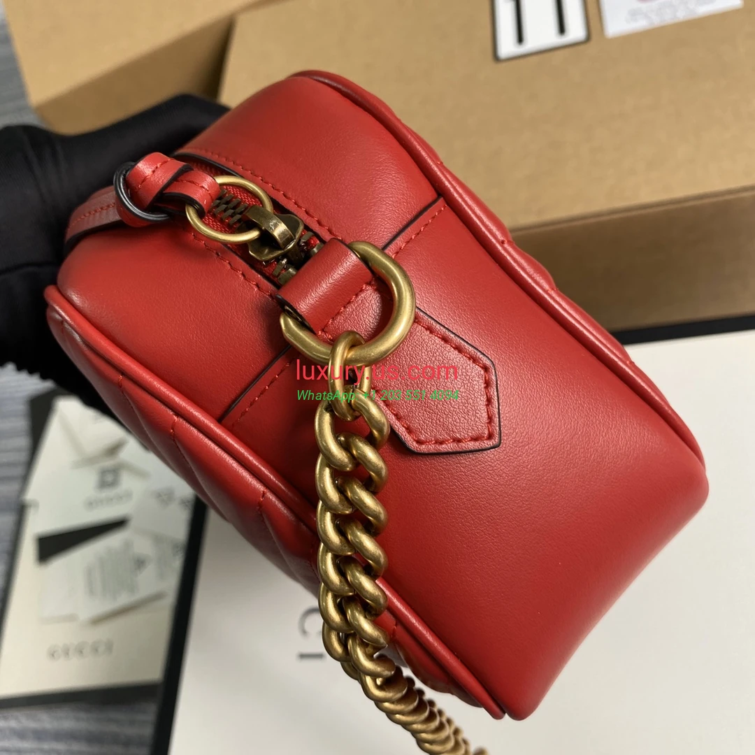 GUCCI GG Marmont G447632 Red 24cm 24x13x7 cm - Replica Bag high-quality replicas, exquisite design, perfect details. GUCCI GG Marmont G447632 Red 24cm 24x13x7 cm - Replica Bag high-quality replicas, exquisite design, perfect details.