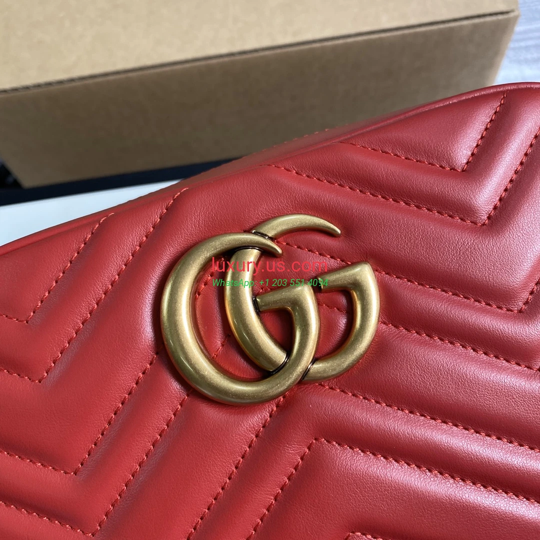 GUCCI GG Marmont G447632 Red 24cm 24x13x7 cm - Replica Bag high-quality replicas, exquisite design, perfect details. GUCCI GG Marmont G447632 Red 24cm 24x13x7 cm - Replica Bag high-quality replicas, exquisite design, perfect details.