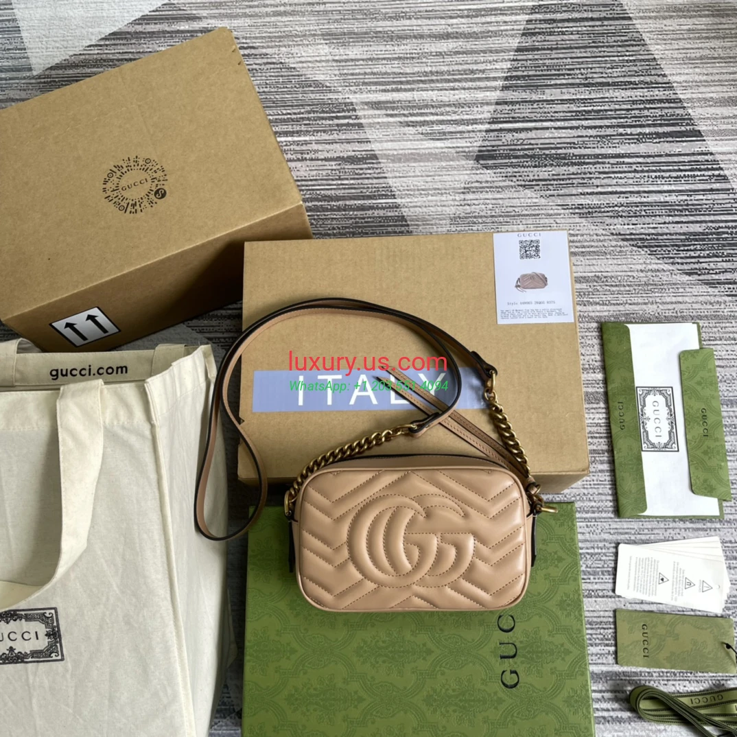 GUCCI GG Marmont G465 Almond 18.5cm 18x12x6 cm - Replica Bag high-quality replicas, exquisite design, perfect details. GUCCI GG Marmont G465 Almond 18.5cm 18x12x6 cm - Replica Bag high-quality replicas, exquisite design, perfect details.