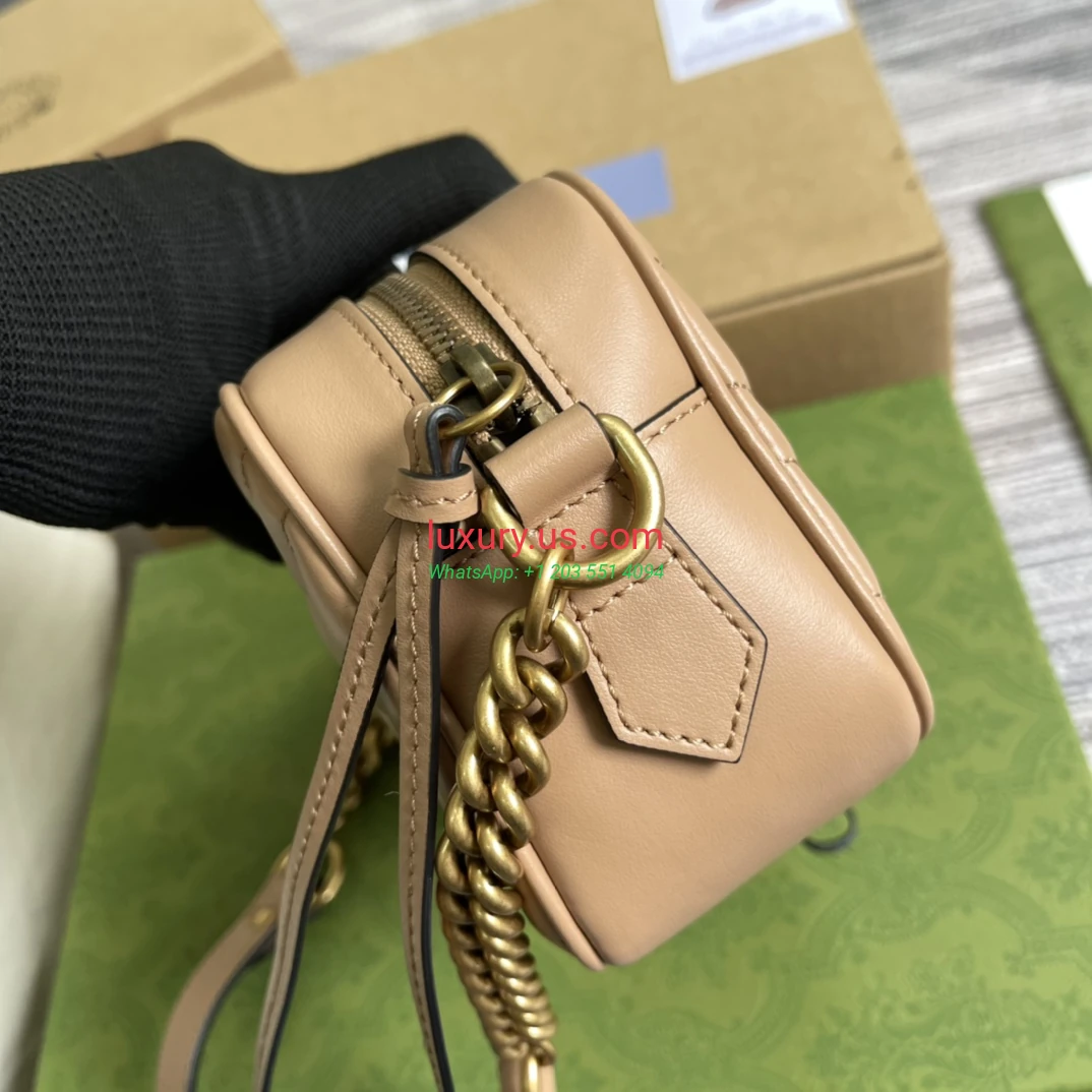 GUCCI GG Marmont G465 Almond 18.5cm 18x12x6 cm - Replica Bag high-quality replicas, exquisite design, perfect details. GUCCI GG Marmont G465 Almond 18.5cm 18x12x6 cm - Replica Bag high-quality replicas, exquisite design, perfect details.
