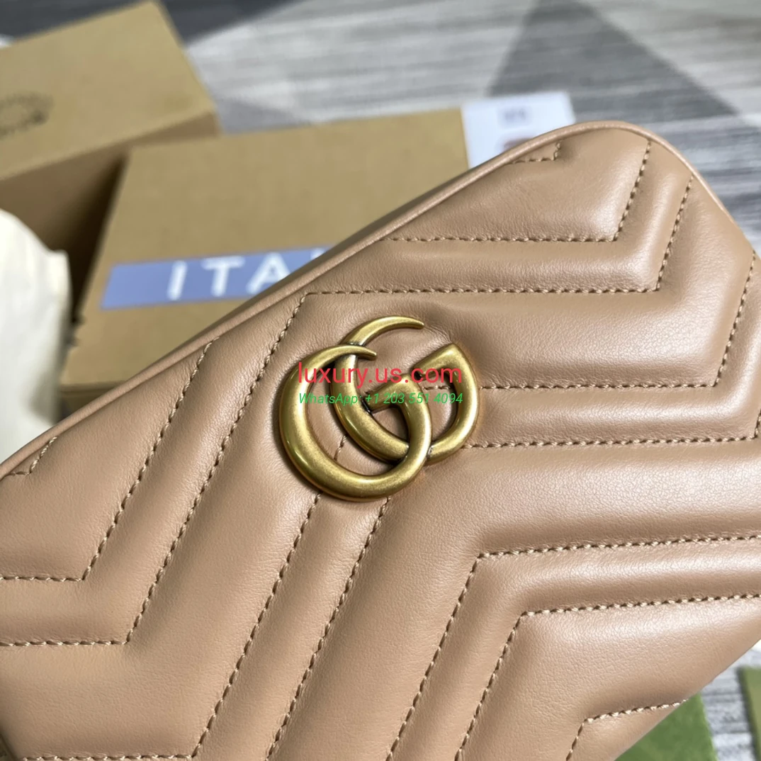 GUCCI GG Marmont G465 Almond 18.5cm 18x12x6 cm - Replica Bag high-quality replicas, exquisite design, perfect details. GUCCI GG Marmont G465 Almond 18.5cm 18x12x6 cm - Replica Bag high-quality replicas, exquisite design, perfect details.