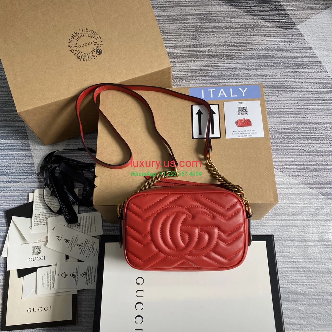 GUCCI GG Marmont G465 Red 18cm 18x12x6 cm - Replica Bag high-quality replicas, exquisite design, perfect details. GUCCI GG Marmont G465 Red 18cm 18x12x6 cm - Replica Bag high-quality replicas, exquisite design, perfect details.