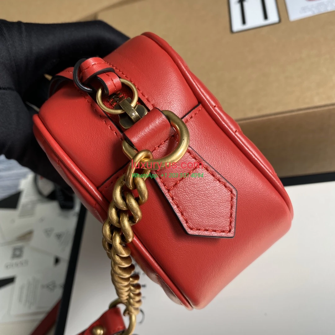 GUCCI GG Marmont G465 Red 18cm 18x12x6 cm - Replica Bag high-quality replicas, exquisite design, perfect details. GUCCI GG Marmont G465 Red 18cm 18x12x6 cm - Replica Bag high-quality replicas, exquisite design, perfect details.