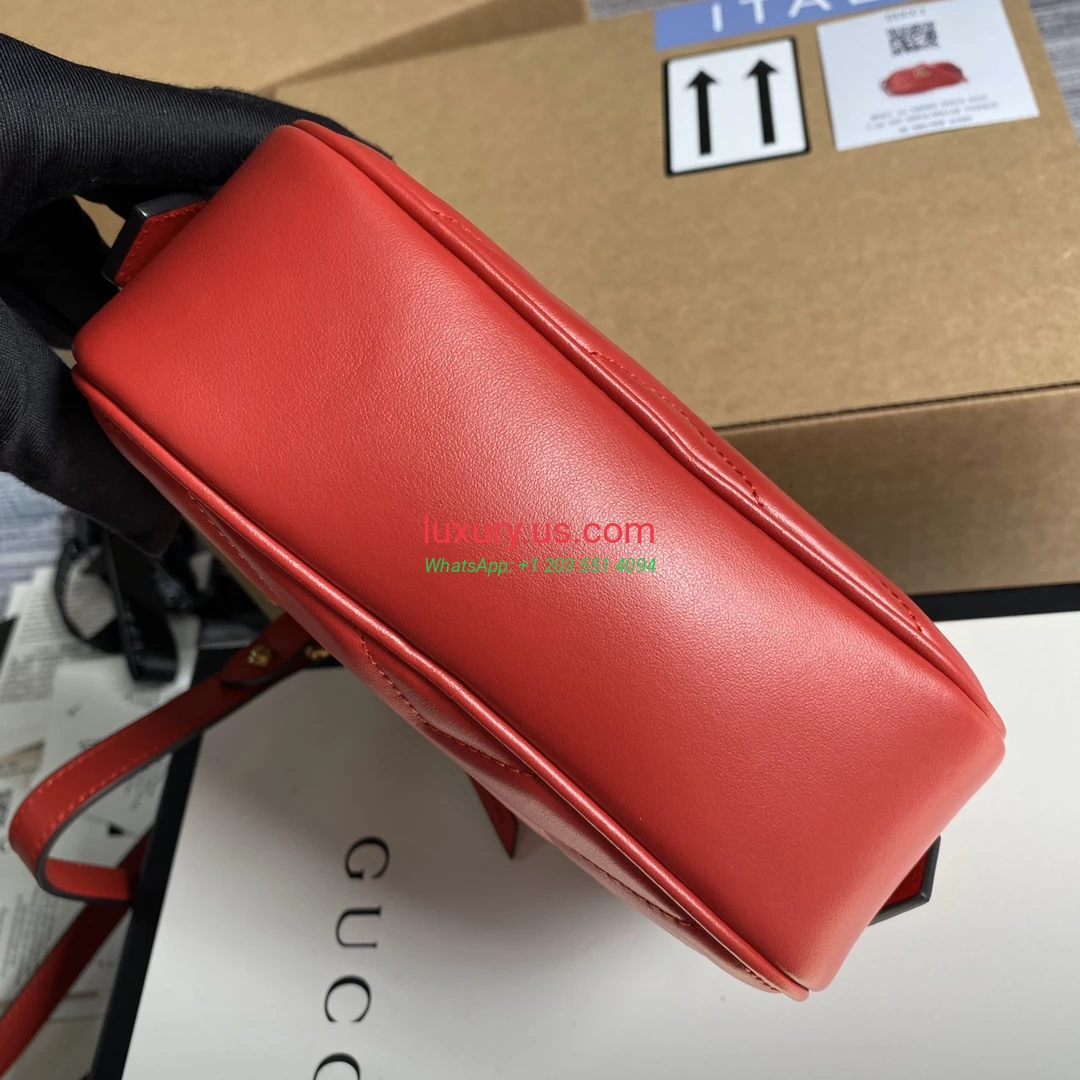 GUCCI GG Marmont G465 Red 18cm 18x12x6 cm - Replica Bag high-quality replicas, exquisite design, perfect details. GUCCI GG Marmont G465 Red 18cm 18x12x6 cm - Replica Bag high-quality replicas, exquisite design, perfect details.