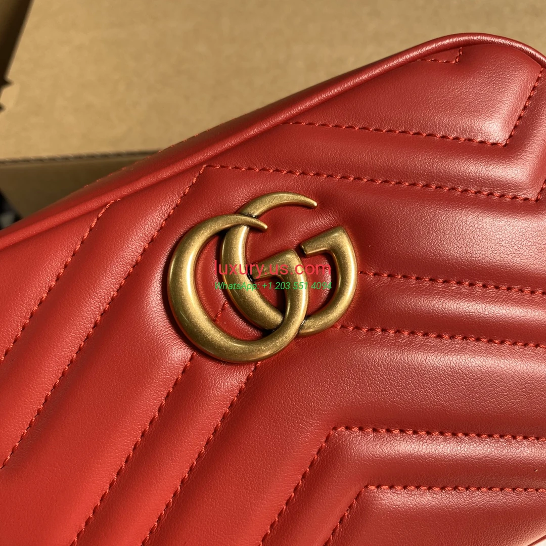 GUCCI GG Marmont G465 Red 18cm 18x12x6 cm - Replica Bag high-quality replicas, exquisite design, perfect details. GUCCI GG Marmont G465 Red 18cm 18x12x6 cm - Replica Bag high-quality replicas, exquisite design, perfect details.