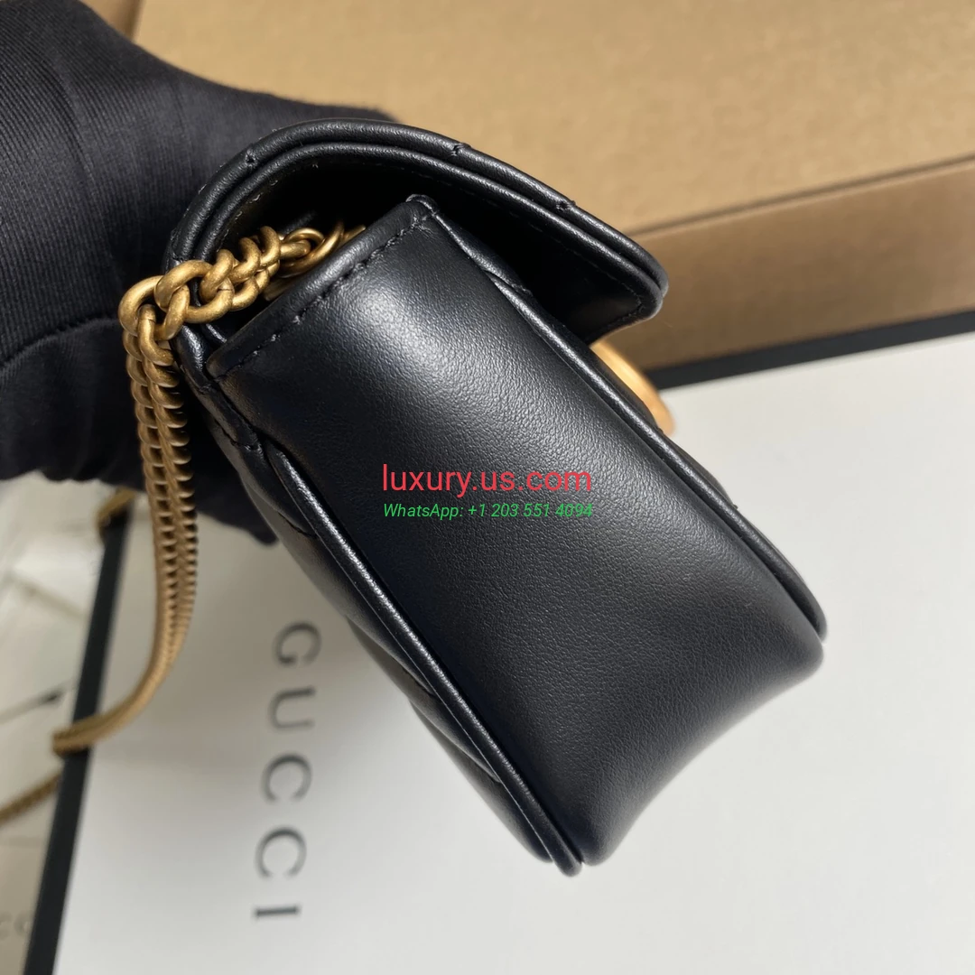 GUCCI GG Marmont G476433 Black 16.5cm 16.5x10x5 cm - Replica Bag high-quality replicas, exquisite design, perfect details. GUCCI GG Marmont G476433 Black 16.5cm 16.5x10x5 cm - Replica Bag high-quality replicas, exquisite design, perfect details.