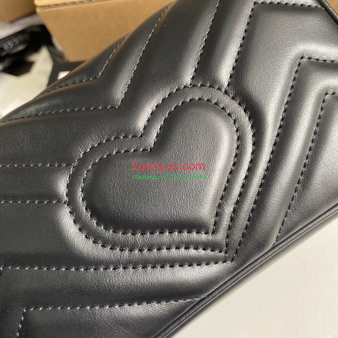 GUCCI GG Marmont G476433 Black 16.5cm 16.5x10x5 cm - Replica Bag high-quality replicas, exquisite design, perfect details. GUCCI GG Marmont G476433 Black 16.5cm 16.5x10x5 cm - Replica Bag high-quality replicas, exquisite design, perfect details.