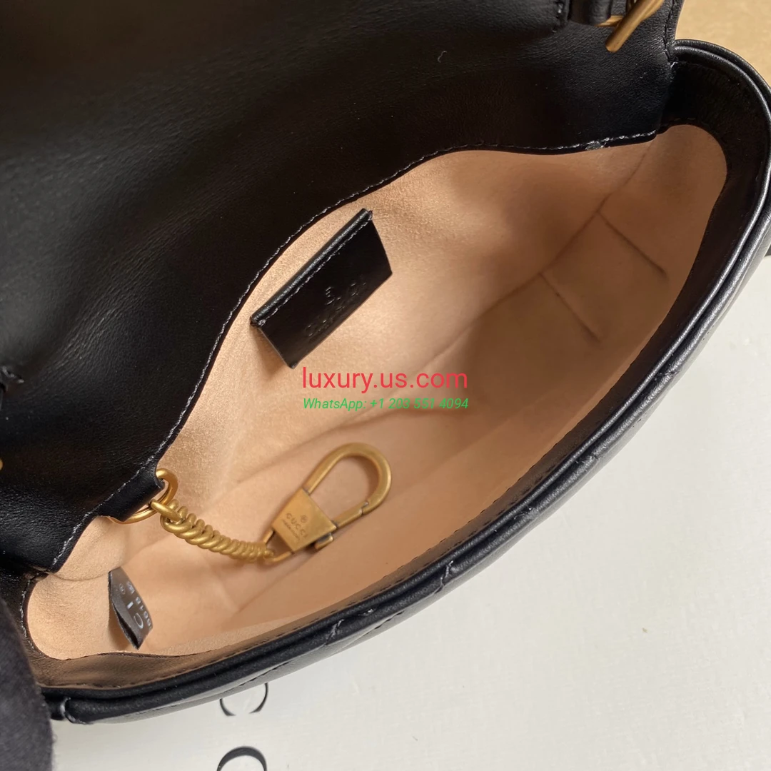GUCCI GG Marmont G476433 Black 16.5cm 16.5x10x5 cm - Replica Bag high-quality replicas, exquisite design, perfect details. GUCCI GG Marmont G476433 Black 16.5cm 16.5x10x5 cm - Replica Bag high-quality replicas, exquisite design, perfect details.