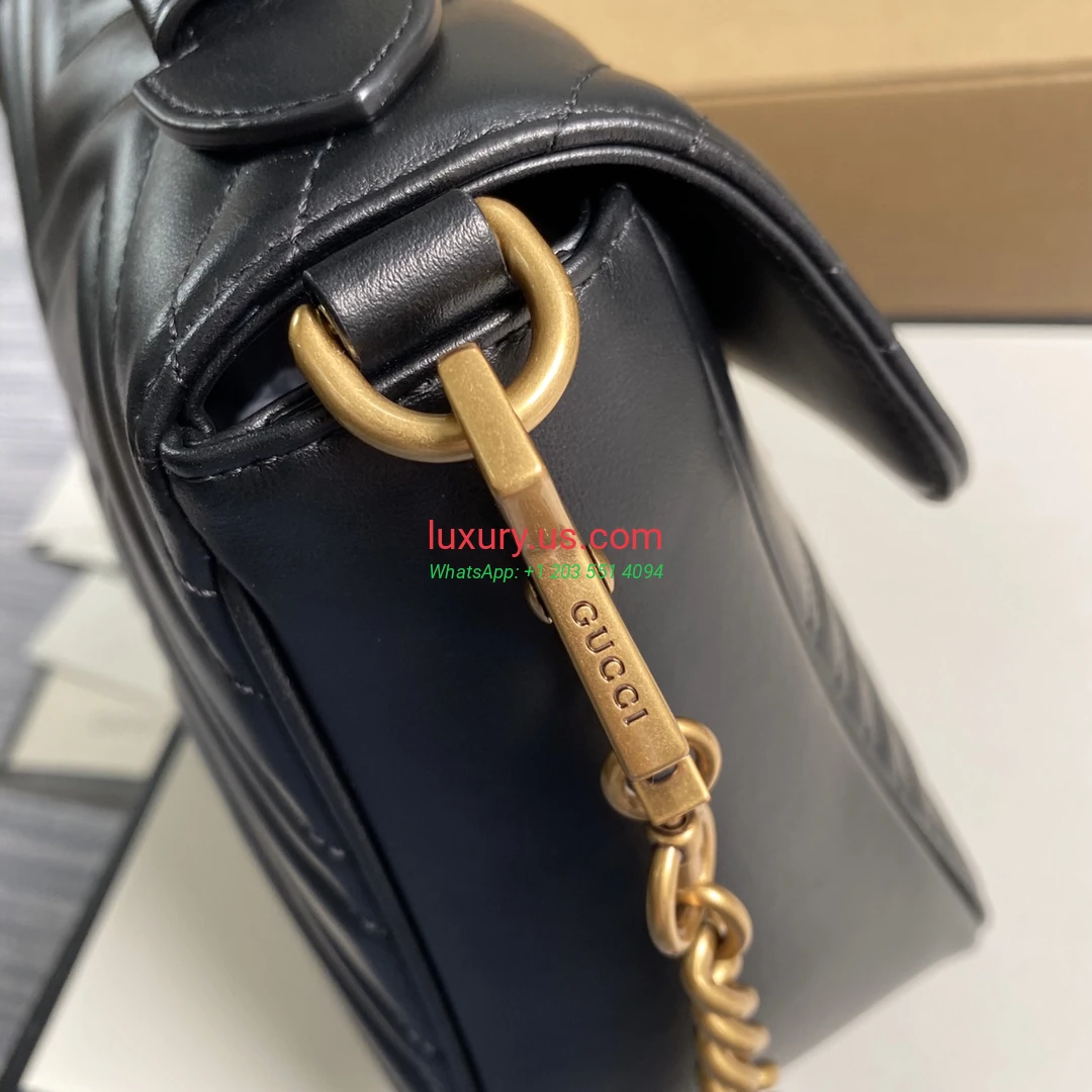 GUCCI GG Marmont G498110 Black 27cm 27x19x10.5 cm - Replica Bag high-quality replicas, exquisite design, perfect details. GUCCI GG Marmont G498110 Black 27cm 27x19x10.5 cm - Replica Bag high-quality replicas, exquisite design, perfect details.