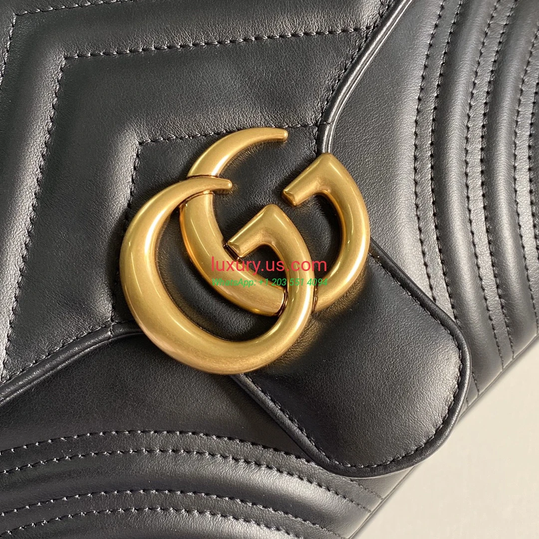 GUCCI GG Marmont G498110 Black 27cm 27x19x10.5 cm - Replica Bag high-quality replicas, exquisite design, perfect details. GUCCI GG Marmont G498110 Black 27cm 27x19x10.5 cm - Replica Bag high-quality replicas, exquisite design, perfect details.