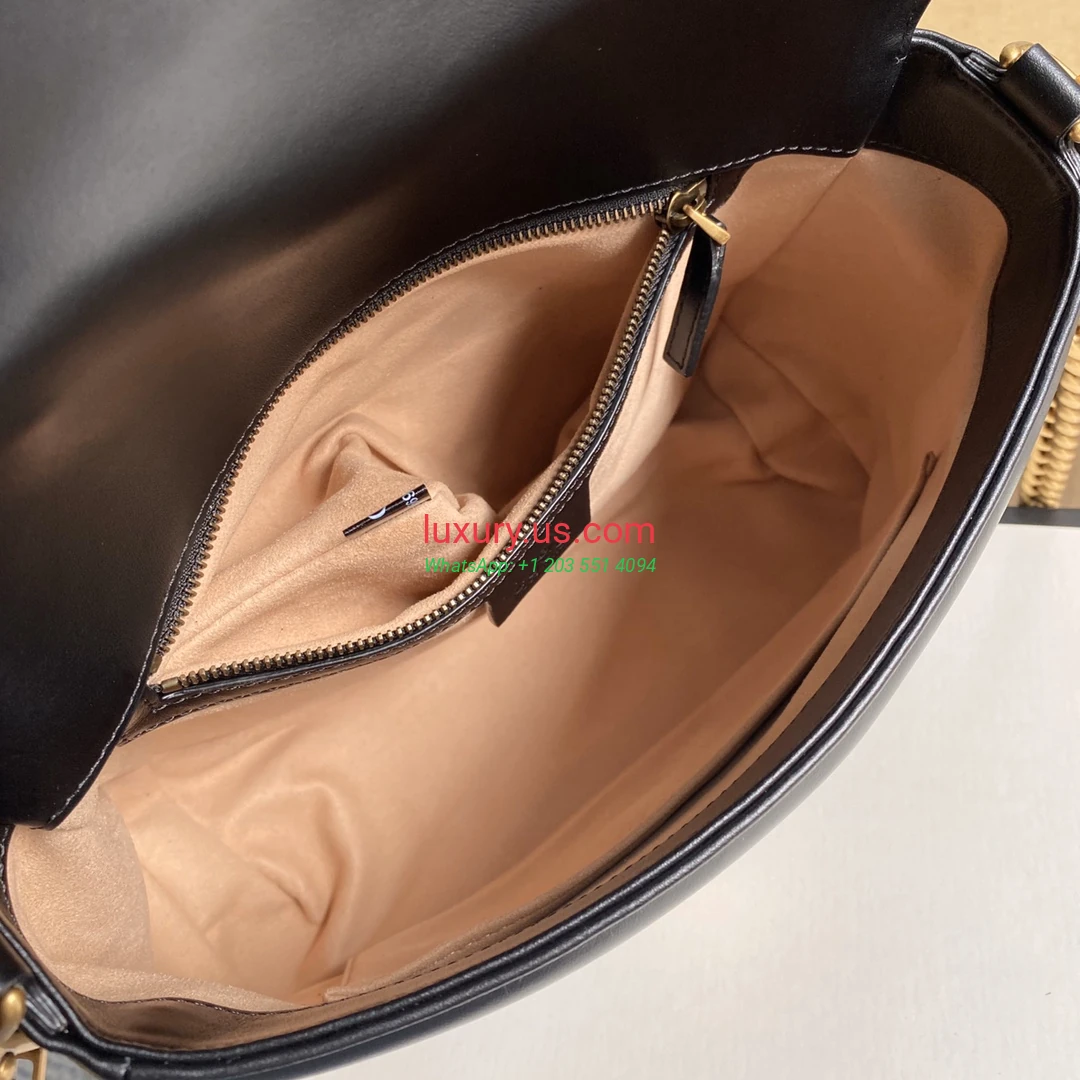 GUCCI GG Marmont G498110 Black 27cm 27x19x10.5 cm - Replica Bag high-quality replicas, exquisite design, perfect details. GUCCI GG Marmont G498110 Black 27cm 27x19x10.5 cm - Replica Bag high-quality replicas, exquisite design, perfect details.