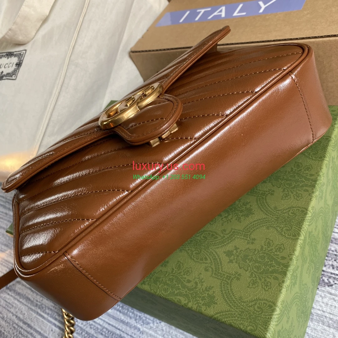 GUCCI GG Marmont G498110 Brown 26cm 26x15x7 cm brown - Replica Bag high-quality replicas, exquisite design, perfect details. GUCCI GG Marmont G498110 Brown 26cm 26x15x7 cm brown - Replica Bag high-quality replicas, exquisite design, perfect details.