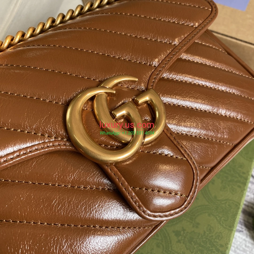 GUCCI GG Marmont G498110 Brown 26cm 26x15x7 cm brown - Replica Bag high-quality replicas, exquisite design, perfect details. GUCCI GG Marmont G498110 Brown 26cm 26x15x7 cm brown - Replica Bag high-quality replicas, exquisite design, perfect details.