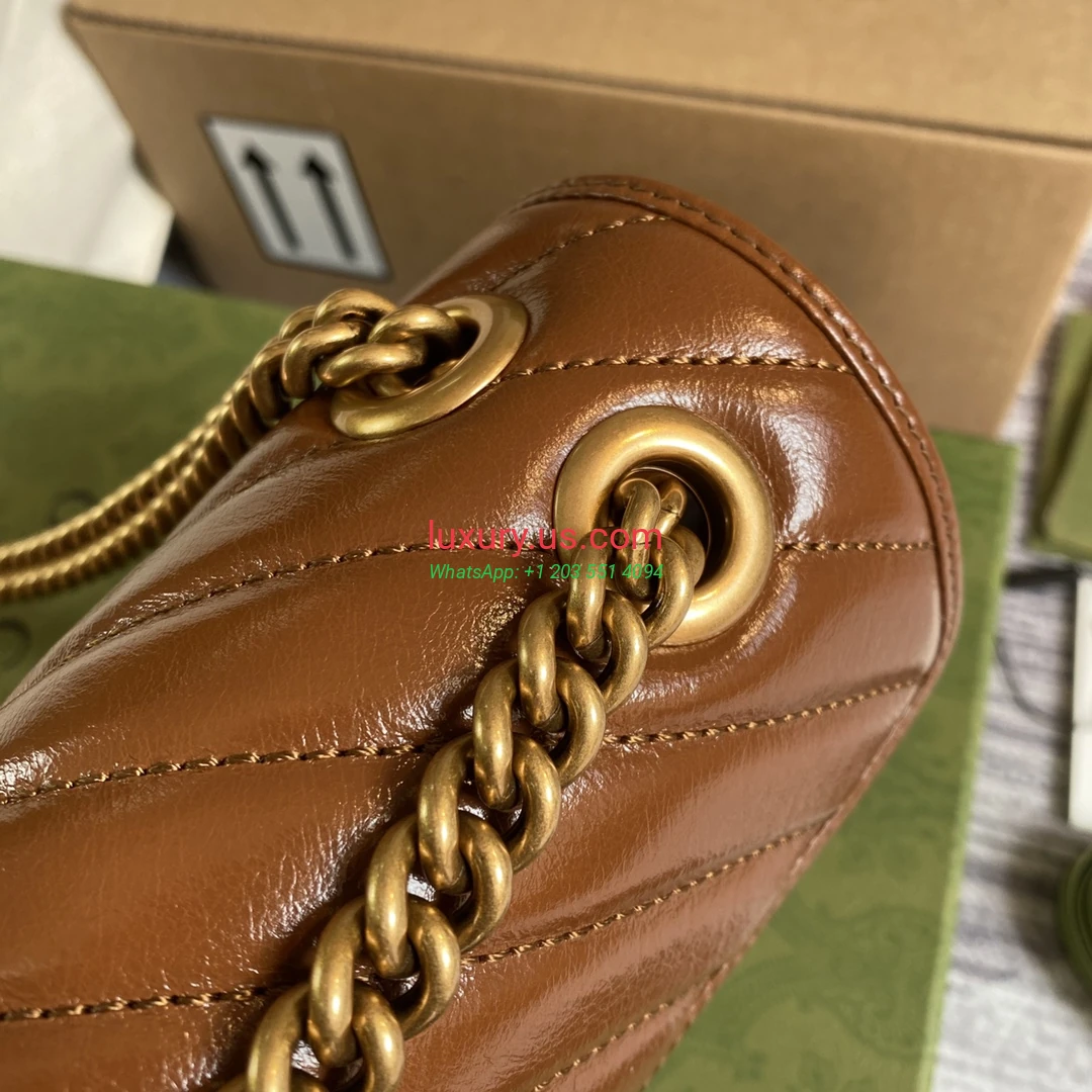 GUCCI GG Marmont G498110 Brown 26cm 26x15x7 cm brown - Replica Bag high-quality replicas, exquisite design, perfect details. GUCCI GG Marmont G498110 Brown 26cm 26x15x7 cm brown - Replica Bag high-quality replicas, exquisite design, perfect details.