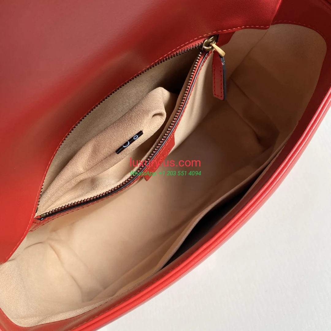 GUCCI GG Marmont G498110 Red 27cm 27x19x10.5 cm - Replica Bag high-quality replicas, exquisite design, perfect details. GUCCI GG Marmont G498110 Red 27cm 27x19x10.5 cm - Replica Bag high-quality replicas, exquisite design, perfect details.
