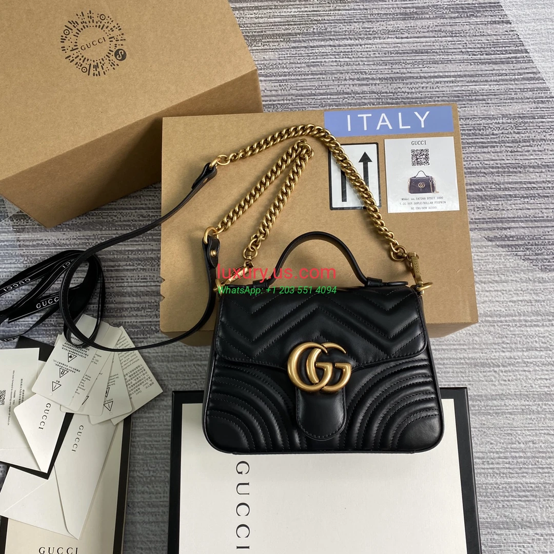 GUCCI GG Marmont G547260 Black 21cm 21x15x8 cm - Replica Bag high-quality replicas, exquisite design, perfect details. GUCCI GG Marmont G547260 Black 21cm 21x15x8 cm - Replica Bag high-quality replicas, exquisite design, perfect details.