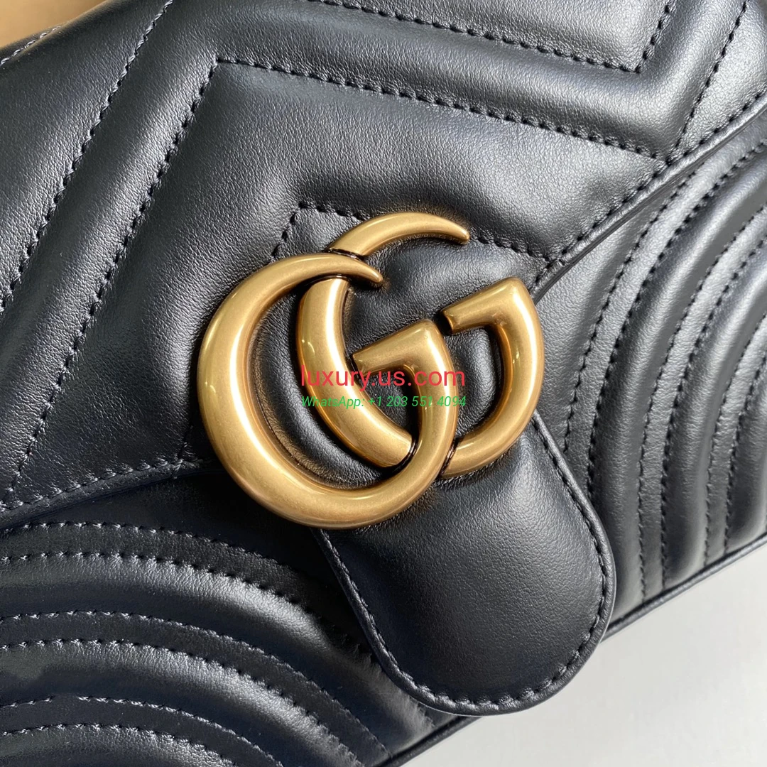 GUCCI GG Marmont G547260 Black 21cm 21x15x8 cm - Replica Bag high-quality replicas, exquisite design, perfect details. GUCCI GG Marmont G547260 Black 21cm 21x15x8 cm - Replica Bag high-quality replicas, exquisite design, perfect details.