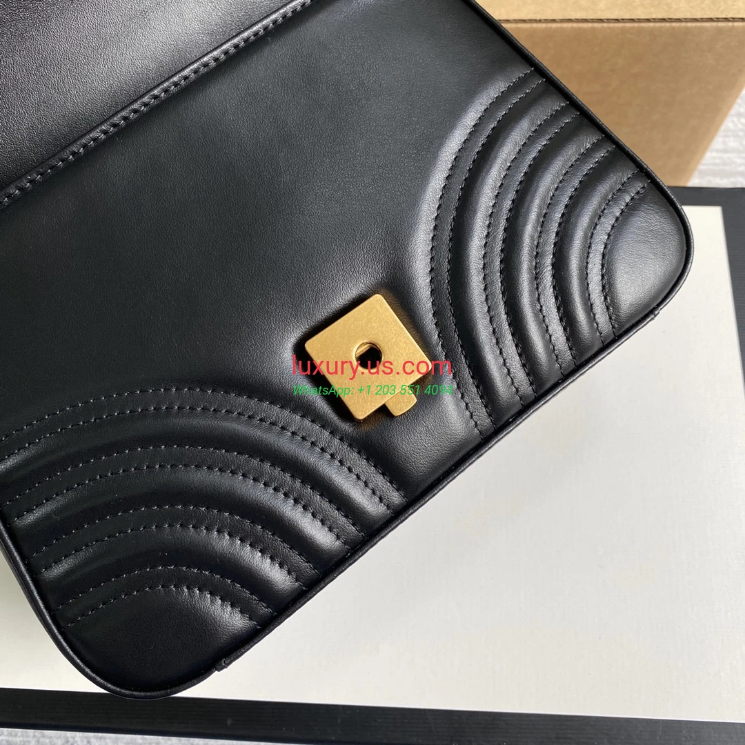 GUCCI GG Marmont G547260 Black 21cm 21x15x8 cm - Replica Bag high-quality replicas, exquisite design, perfect details. GUCCI GG Marmont G547260 Black 21cm 21x15x8 cm - Replica Bag high-quality replicas, exquisite design, perfect details.