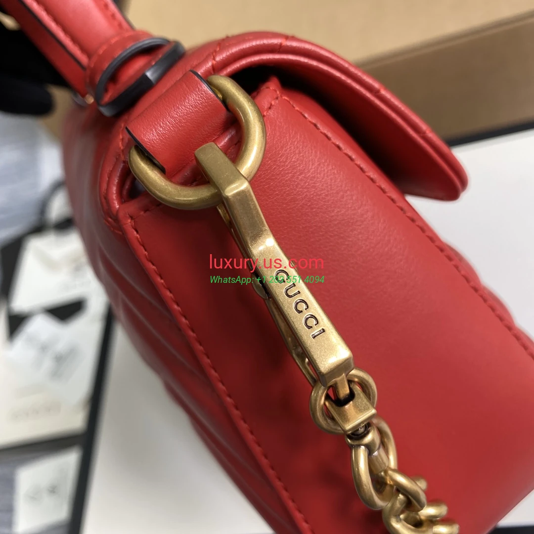 GUCCI GG Marmont G547260 Red 21cm 21x15x8 cm - Replica Bag high-quality replicas, exquisite design, perfect details. GUCCI GG Marmont G547260 Red 21cm 21x15x8 cm - Replica Bag high-quality replicas, exquisite design, perfect details.