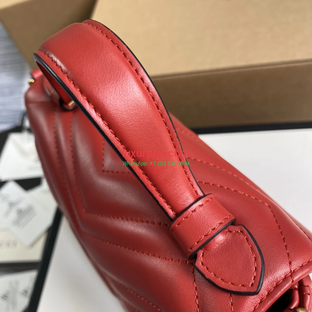 GUCCI GG Marmont G547260 Red 21cm 21x15x8 cm - Replica Bag high-quality replicas, exquisite design, perfect details. GUCCI GG Marmont G547260 Red 21cm 21x15x8 cm - Replica Bag high-quality replicas, exquisite design, perfect details.