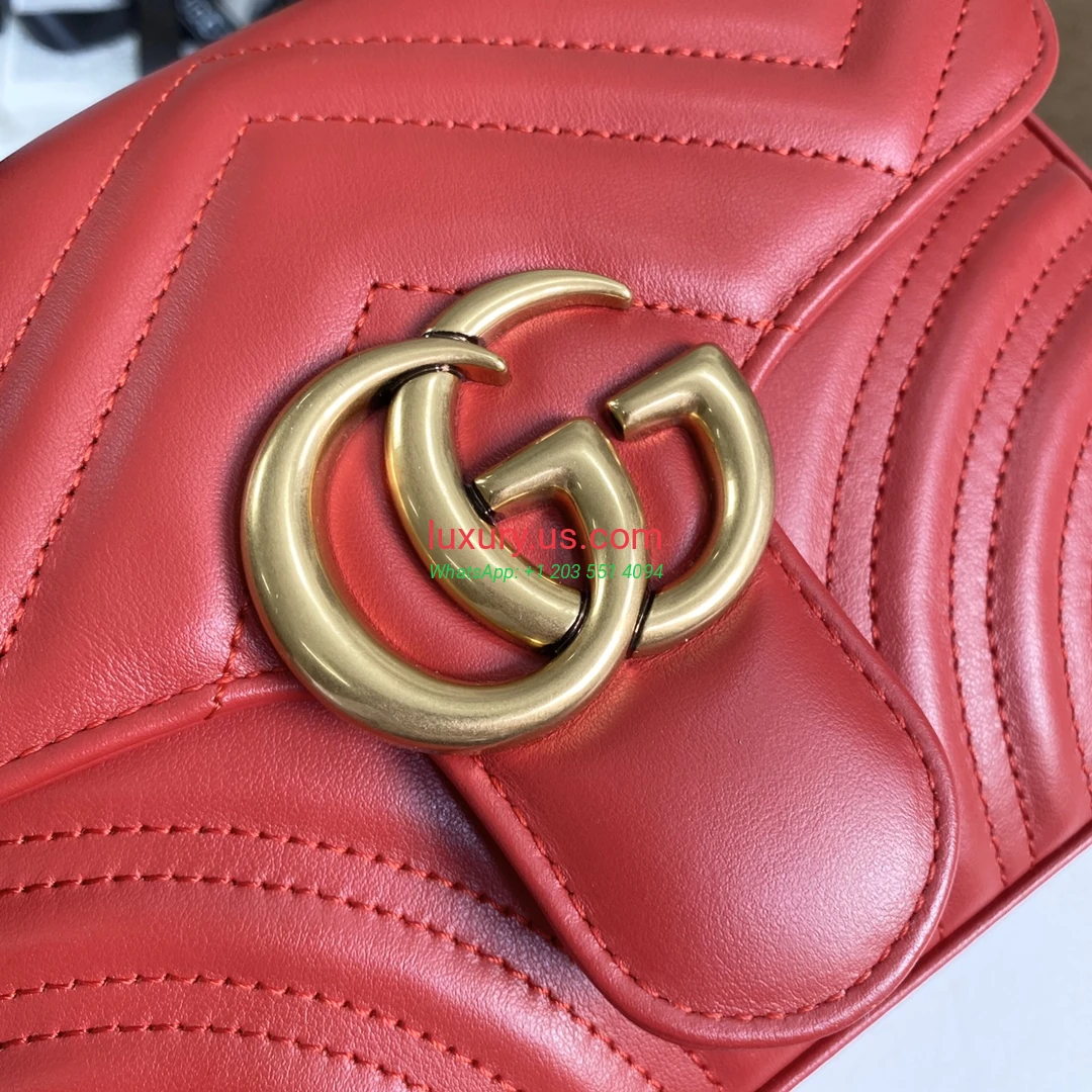 GUCCI GG Marmont G547260 Red 21cm 21x15x8 cm - Replica Bag high-quality replicas, exquisite design, perfect details. GUCCI GG Marmont G547260 Red 21cm 21x15x8 cm - Replica Bag high-quality replicas, exquisite design, perfect details.