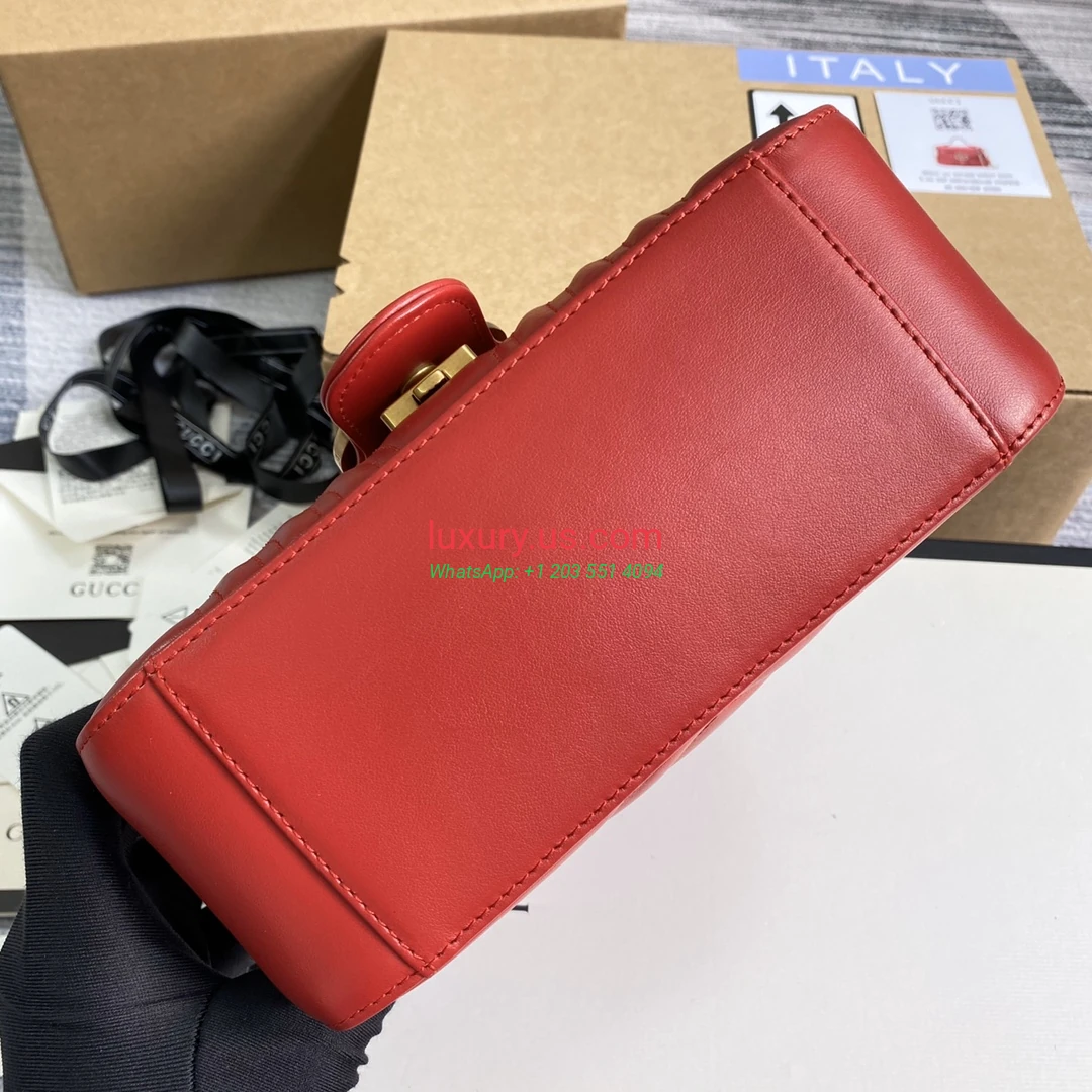GUCCI GG Marmont G547260 Red 21cm 21x15x8 cm - Replica Bag high-quality replicas, exquisite design, perfect details. GUCCI GG Marmont G547260 Red 21cm 21x15x8 cm - Replica Bag high-quality replicas, exquisite design, perfect details.