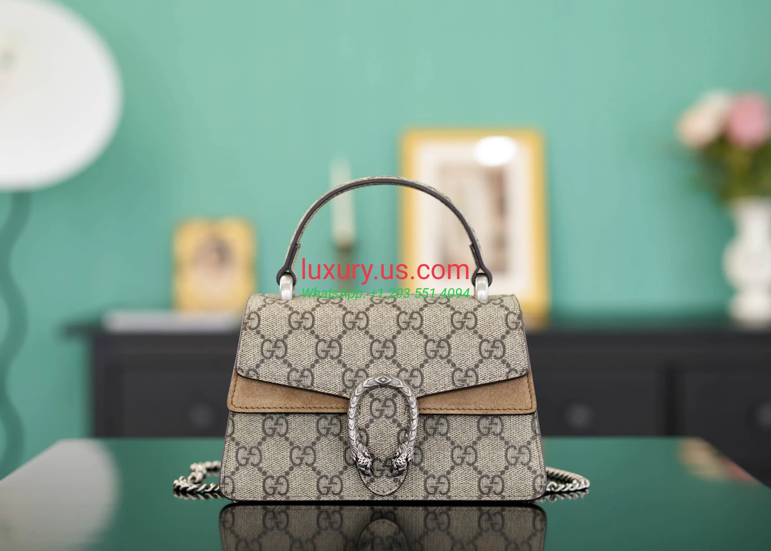 GUCCI Dionysus G739496 Khaki 18cm 18x12x6 cm Khaki - Replica Bag high-quality replicas, exquisite design, perfect details. GUCCI Dionysus G739496 Khaki 18cm 18x12x6 cm Khaki - Replica Bag high-quality replicas, exquisite design, perfect details.