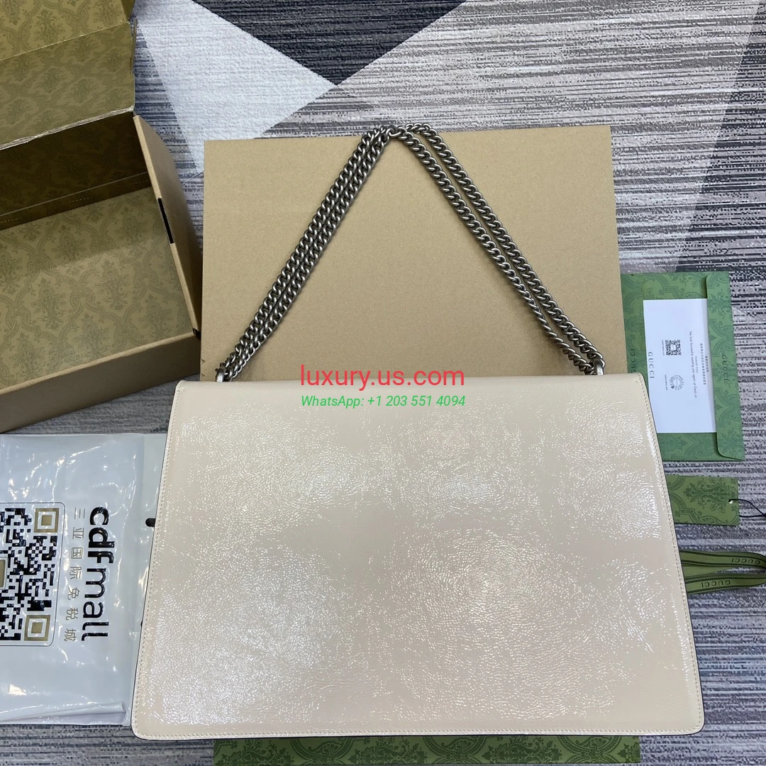 GUCCI Dionysus G793 White 42cm 42x28x12 cm White patent leather - Replica Bag high-quality replicas, exquisite design, perfect details. GUCCI Dionysus G793 White 42cm 42x28x12 cm White patent leather - Replica Bag high-quality replicas, exquisite design, perfect details.